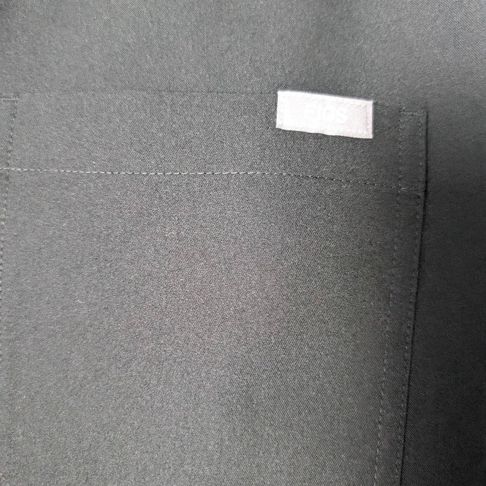 Figs Black Pants Po 2340 Pisco Slim Sz L New